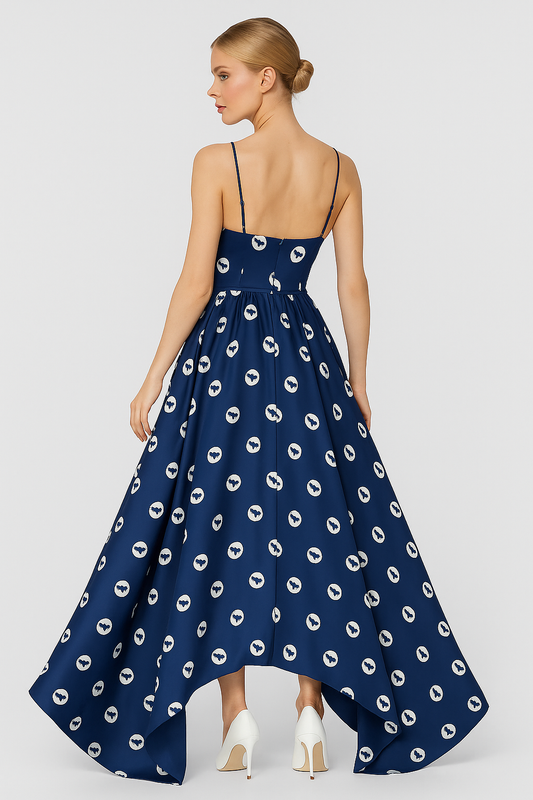 Luxury Saint Barth silk top by CED & ROD, couture bustier silhouette