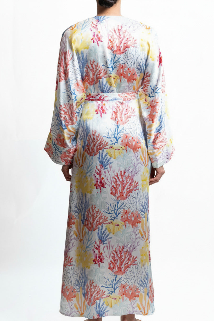 IMMORTELLE dress kimono "oceanus"