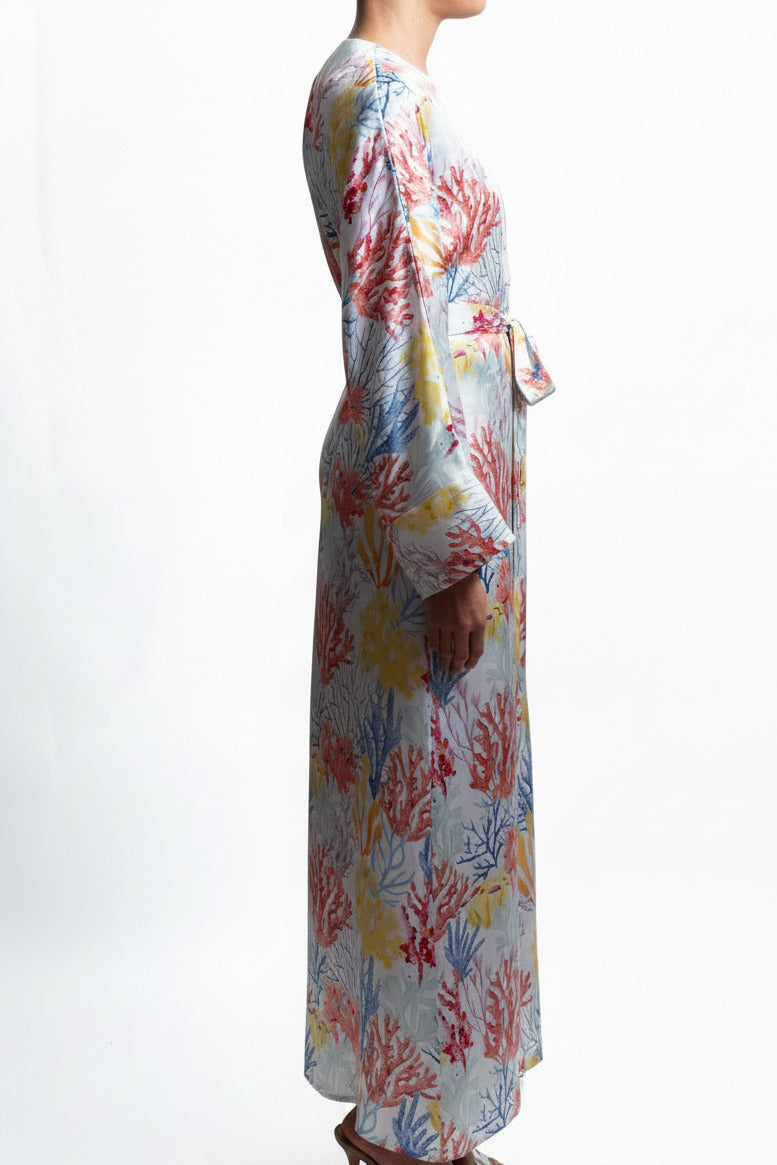 IMMORTELLE dress kimono "oceanus"