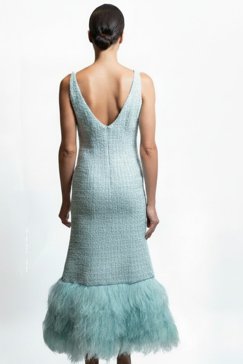 LUGANO dress aqua