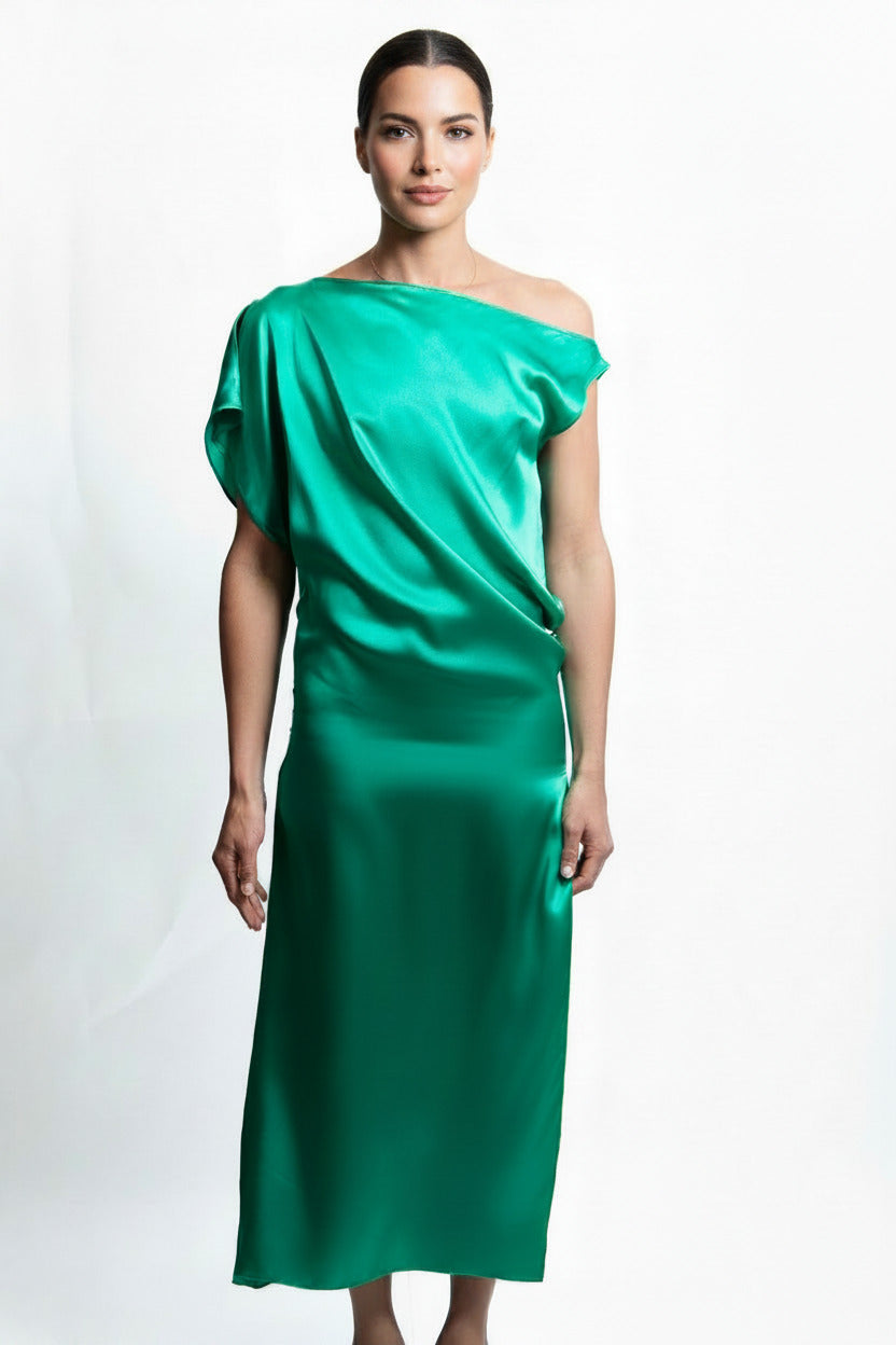PRINTEMPS dress "Emarald"