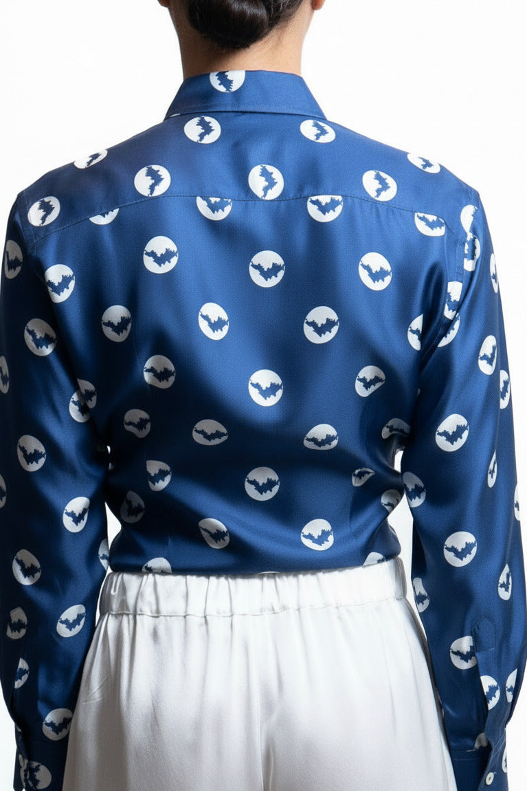 BOYFRIEND shirt polka dots - st barth edition - BLOUSE - TOP