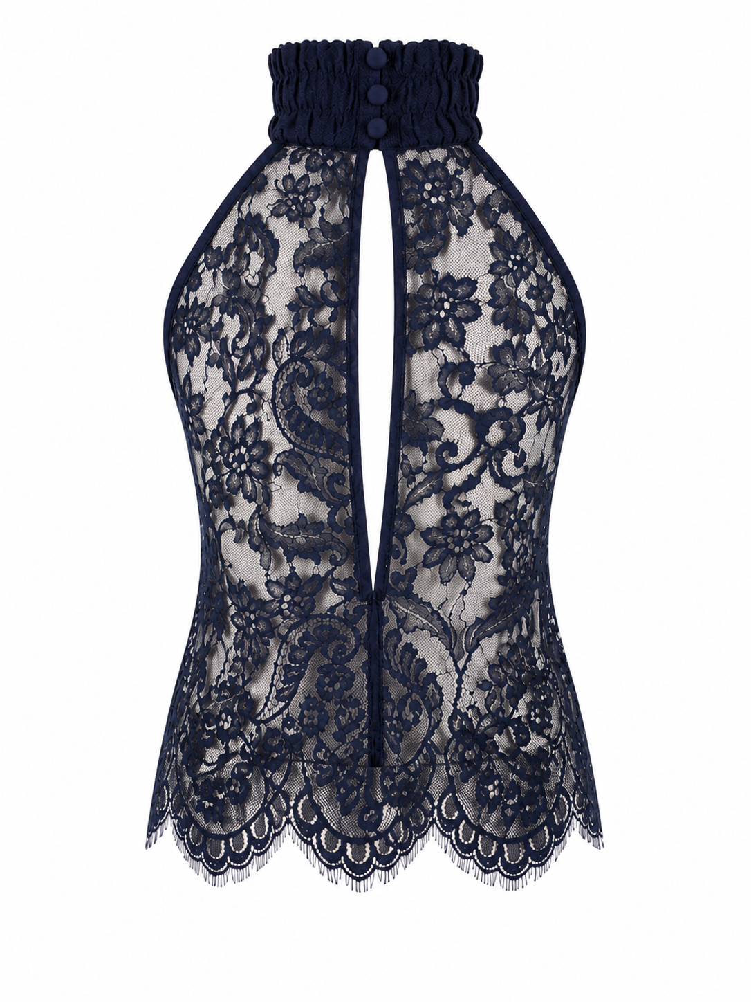 ELYSE top leavers lace