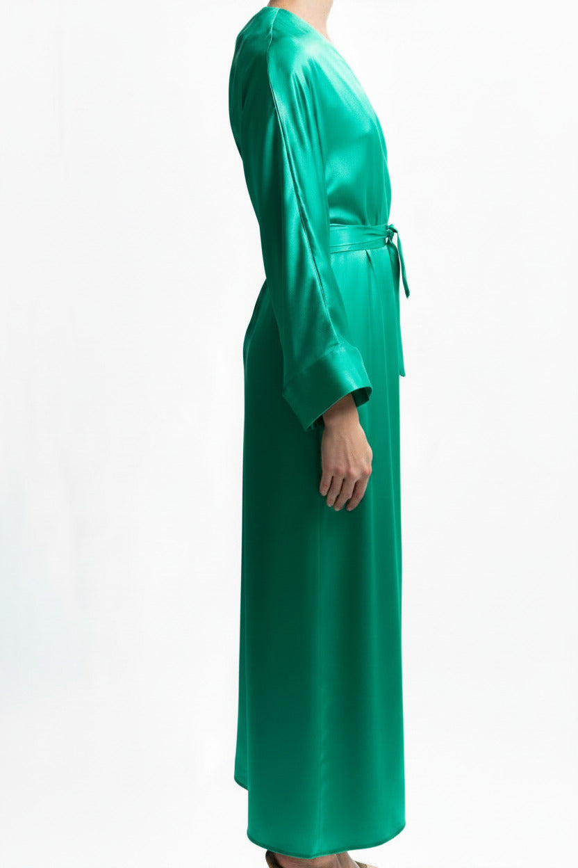 IMMORTELLE dress kimono "emerald"