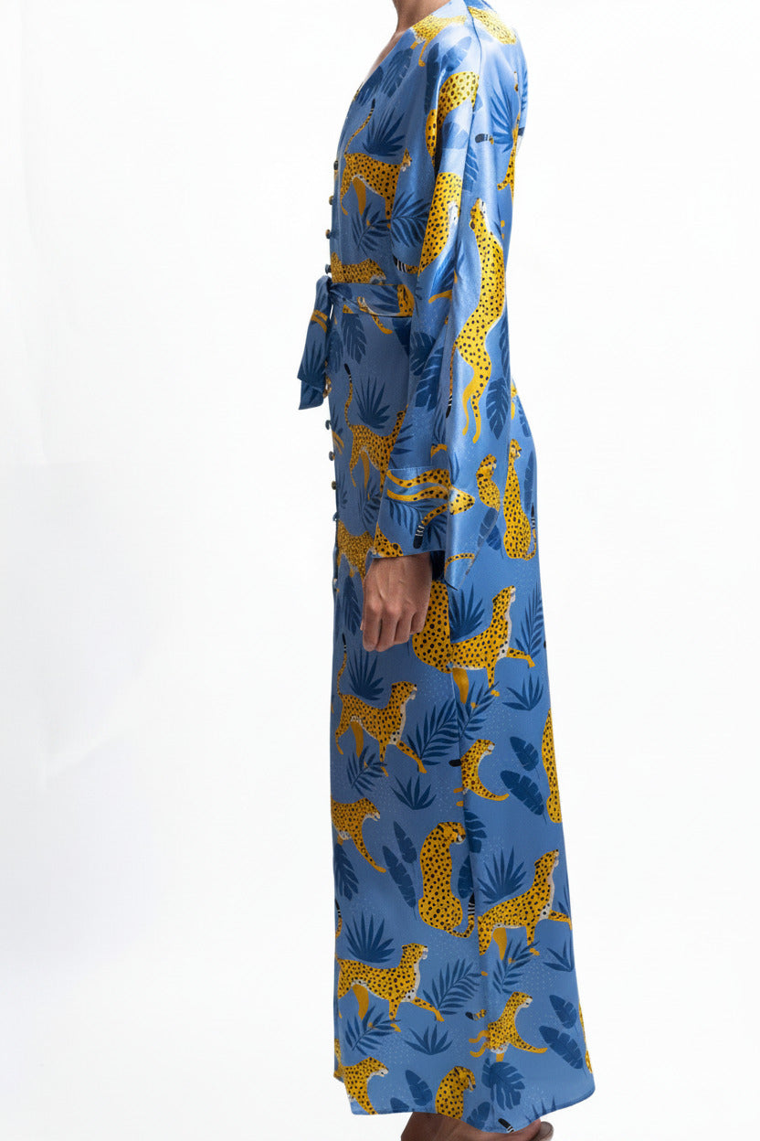 IMMORTELLE dress kimono "static"