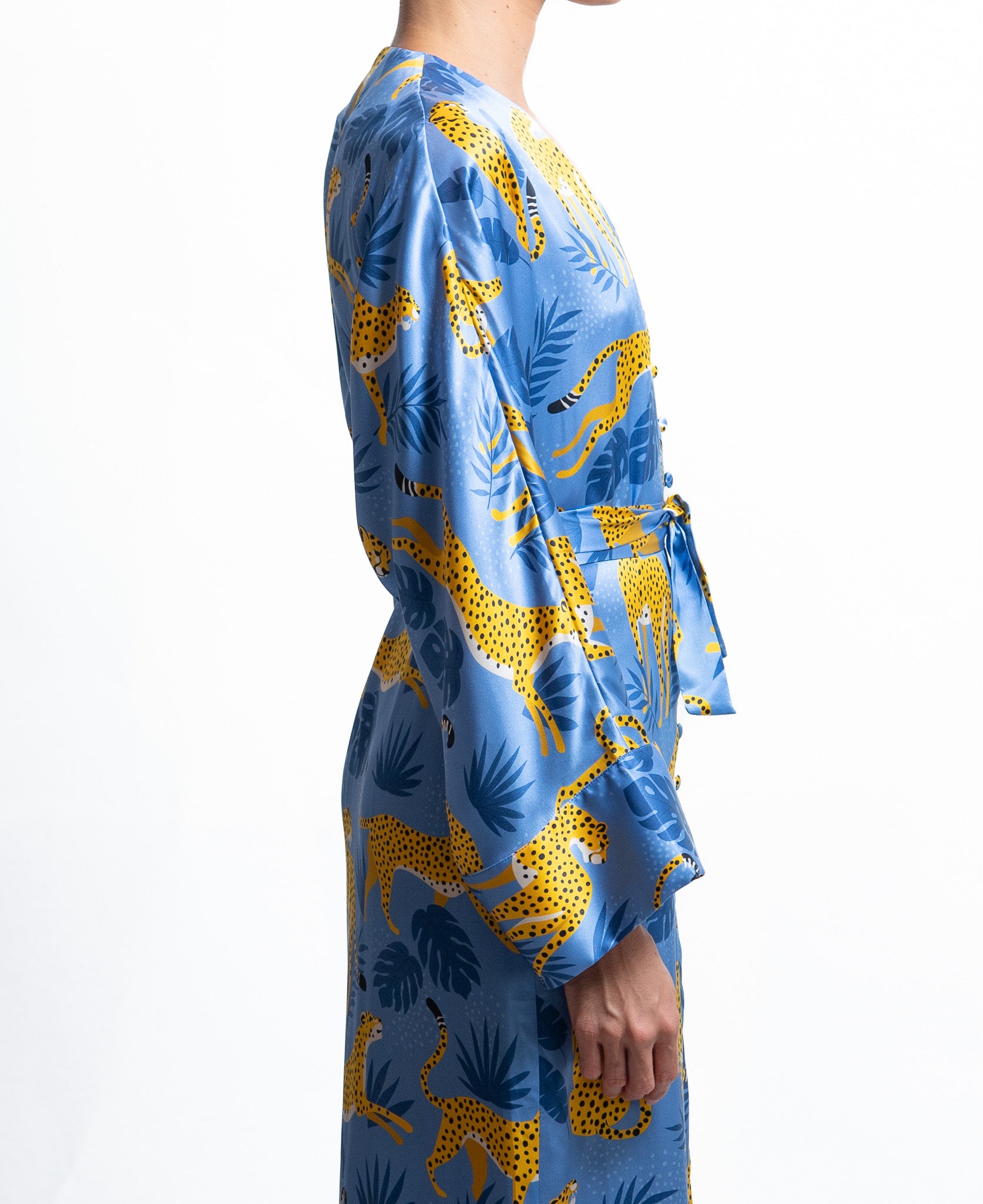 IMMORTELLE dress kimono "static"