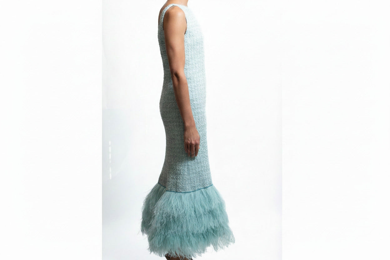 LUGANO dress aqua