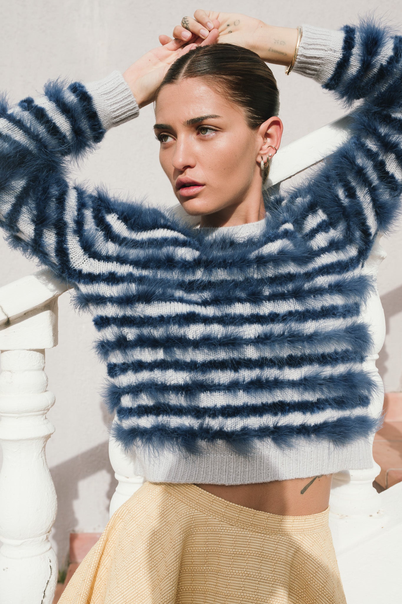 VIRNA sweater navy blue