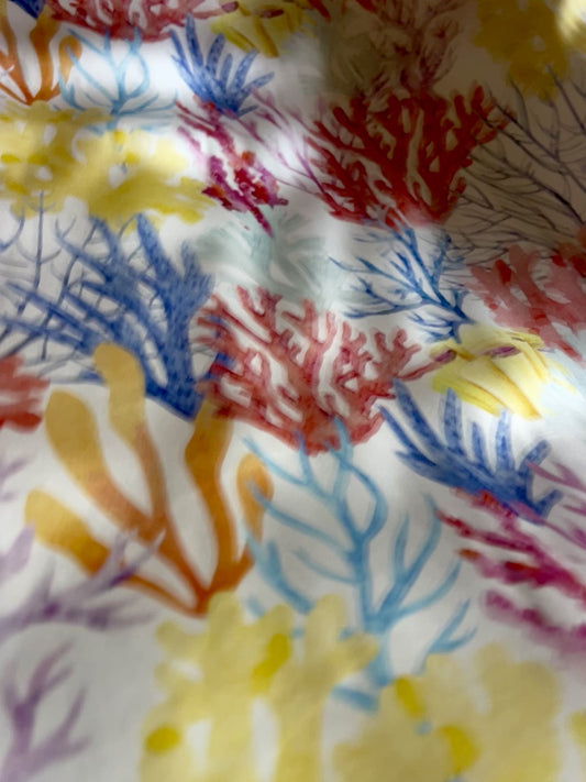 BILLY – Silk Satin Mini Dress “Oceanus” Print
